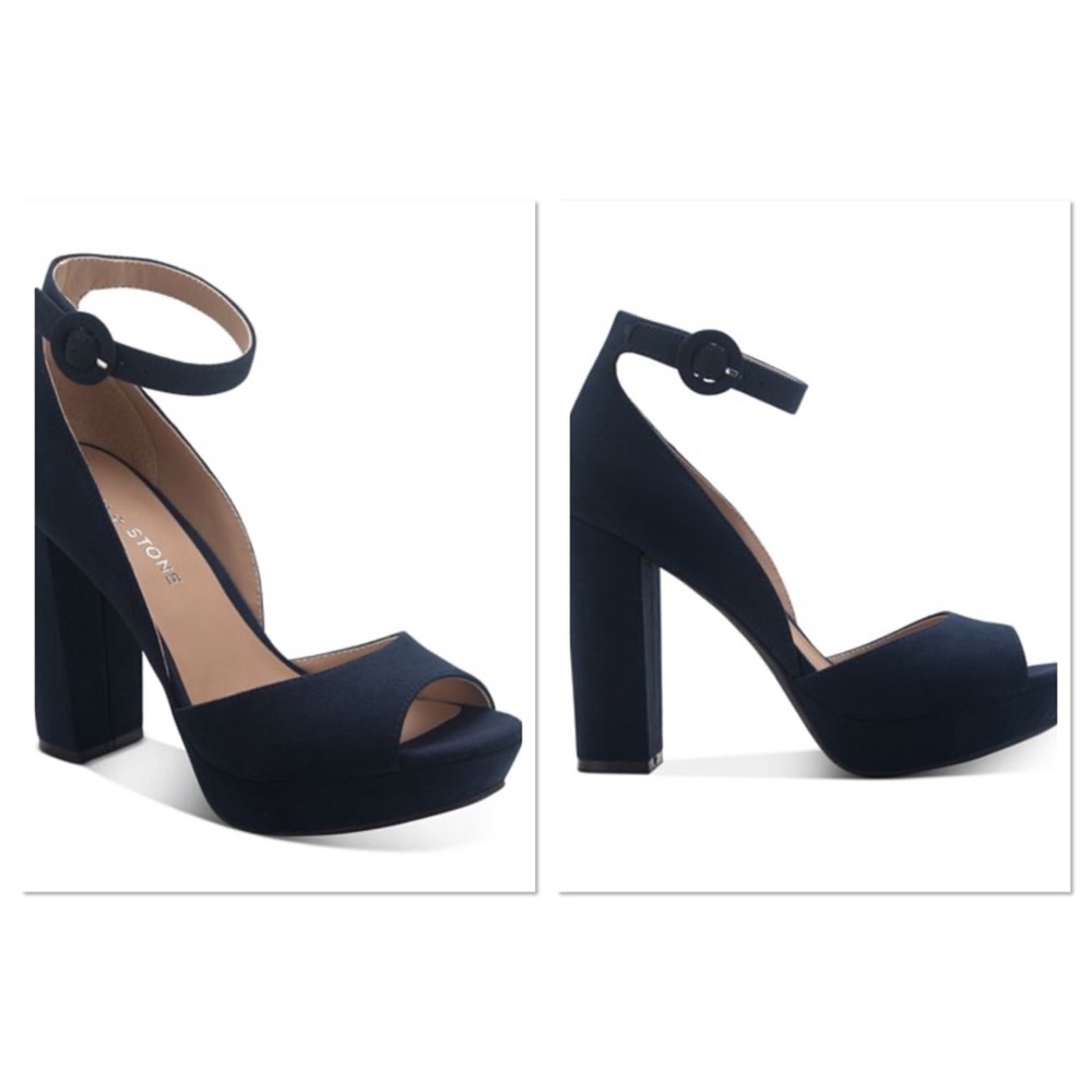 Block-Heel Platform Sandals